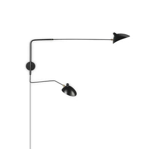 Serge Mouille Plug In Wall Lamp