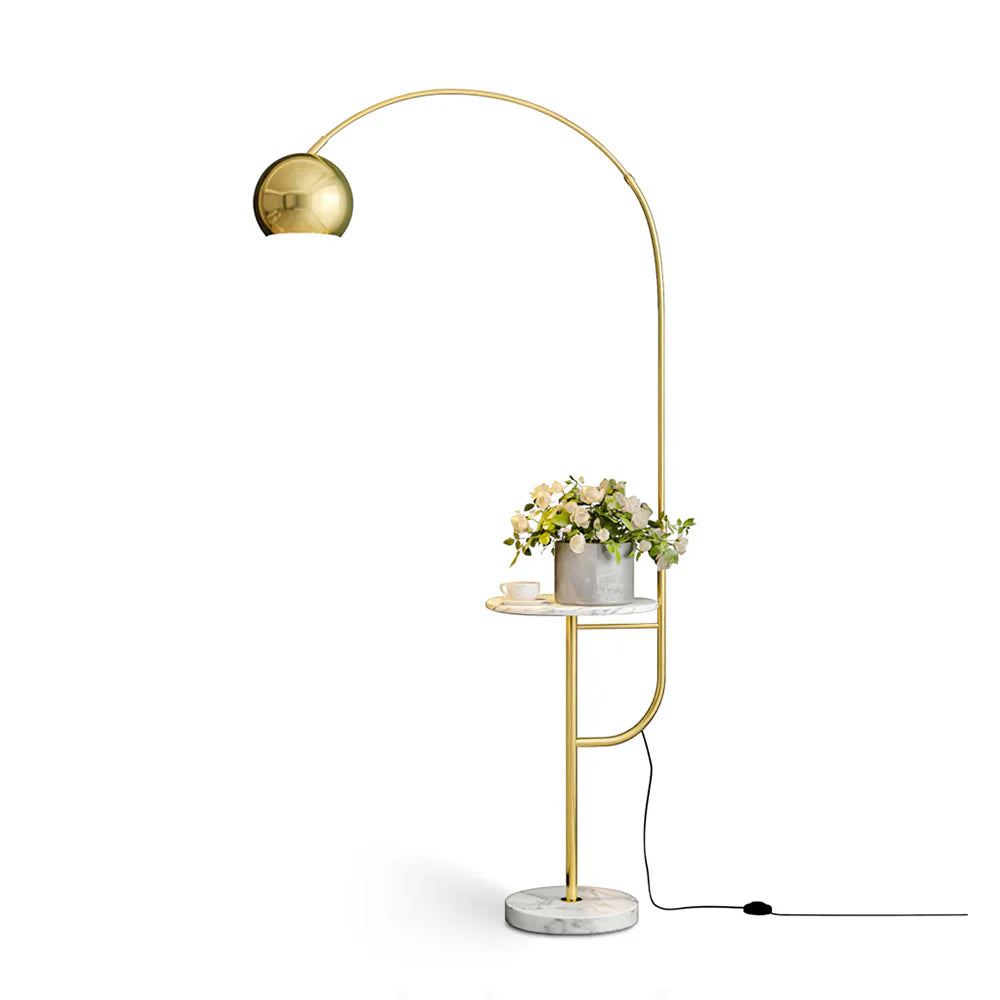 Arco Drawer Floor Lamp