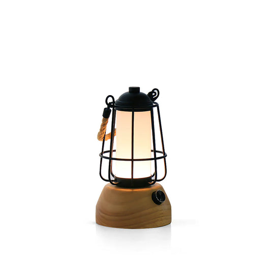 Hemp Rope Lantern Outdoor Table Lamp