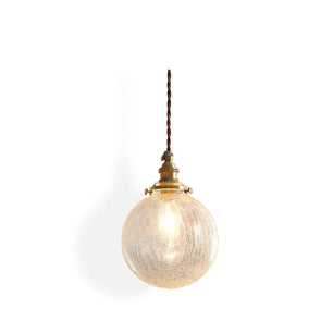 Crackle Glass Pendant Light