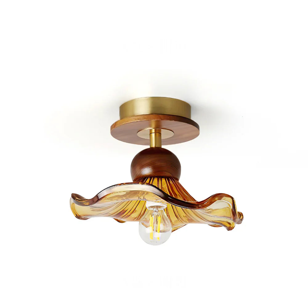 Kapok Wood Ceiling Light