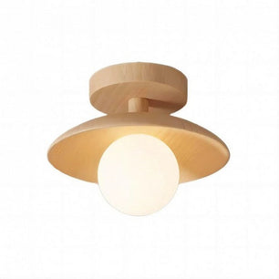 Rustic Wooden Ceiling Lamp S36