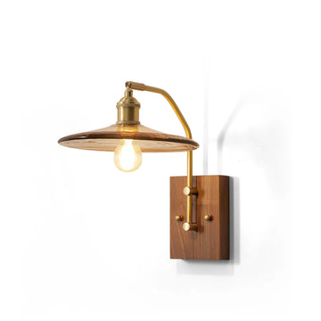 Walnut color + Brass