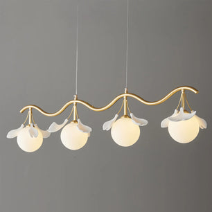 Allanie Gingko Long Chandelier