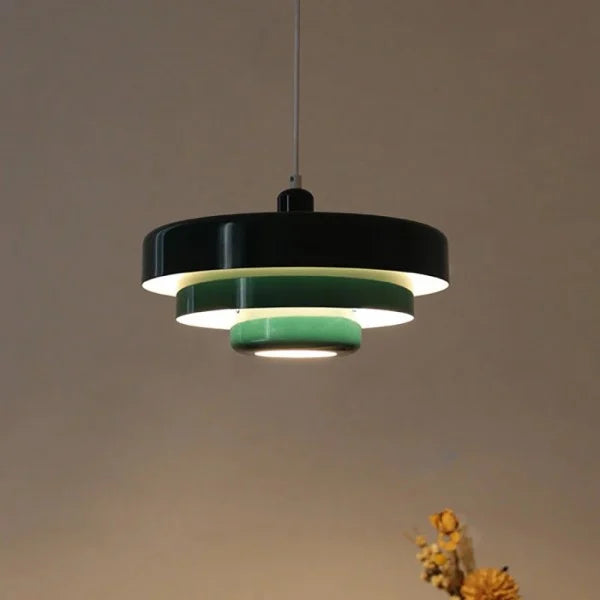 Triple Layer Disc Macaron Cake Pendant Lamp S103