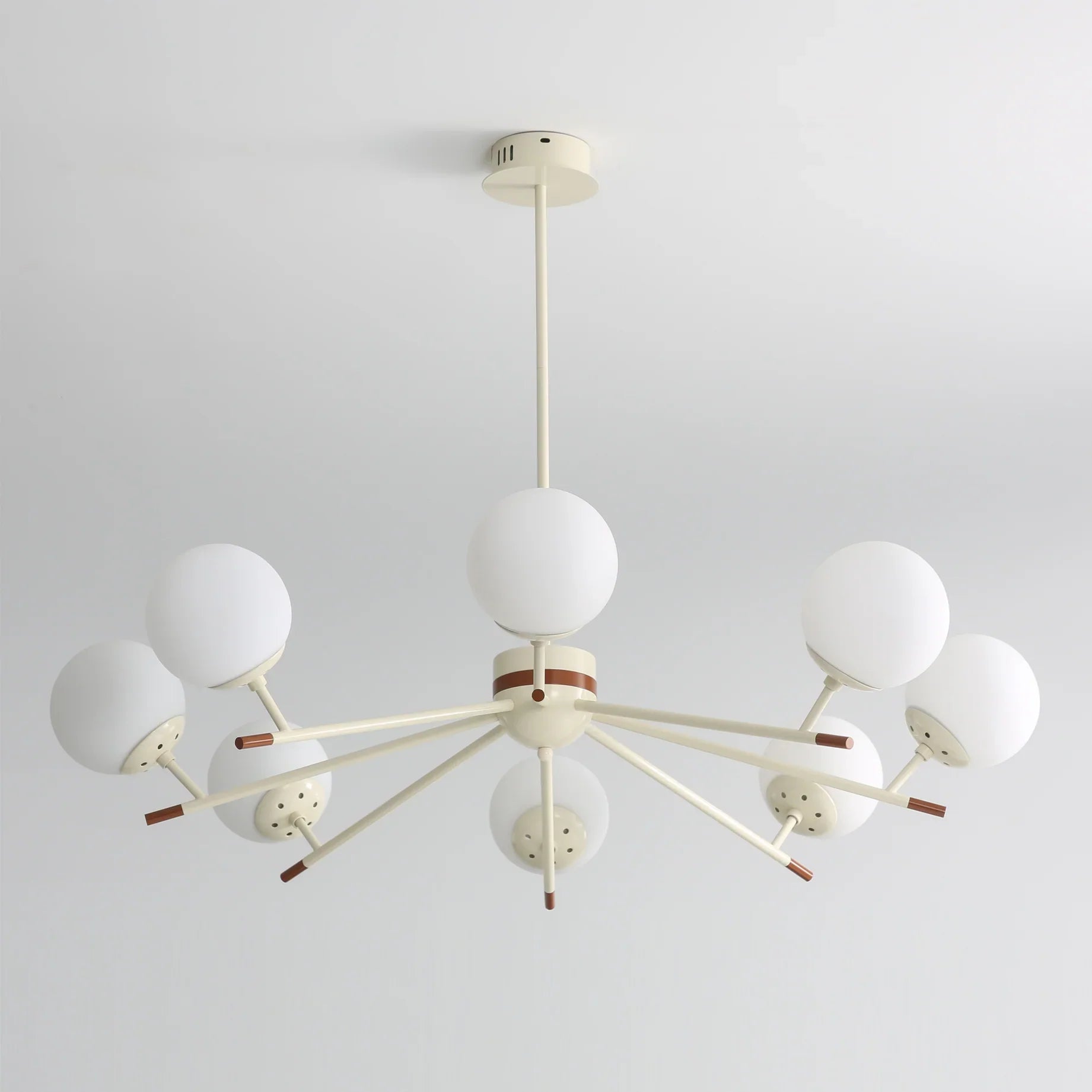 Spherical Beam Chandelier