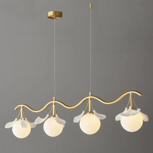 Allanie Gingko Long Chandelier