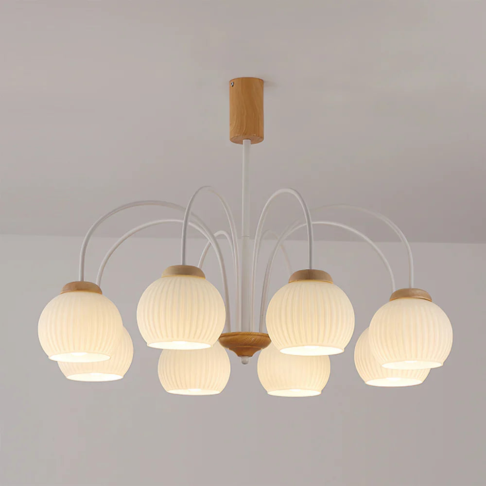 Molecural Wood Chandelier