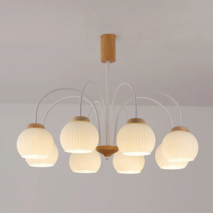 Molecural Wood Chandelier