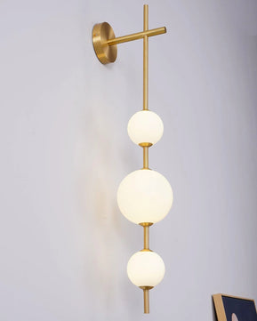 Vertical Globe Wall Lamp