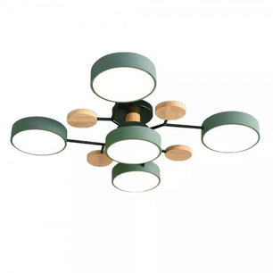 Nordic Branched Disc Metal Ceiling Lamp S117