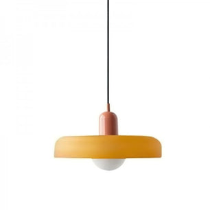 Morandi Glass Disc Orb Pendant Lamp