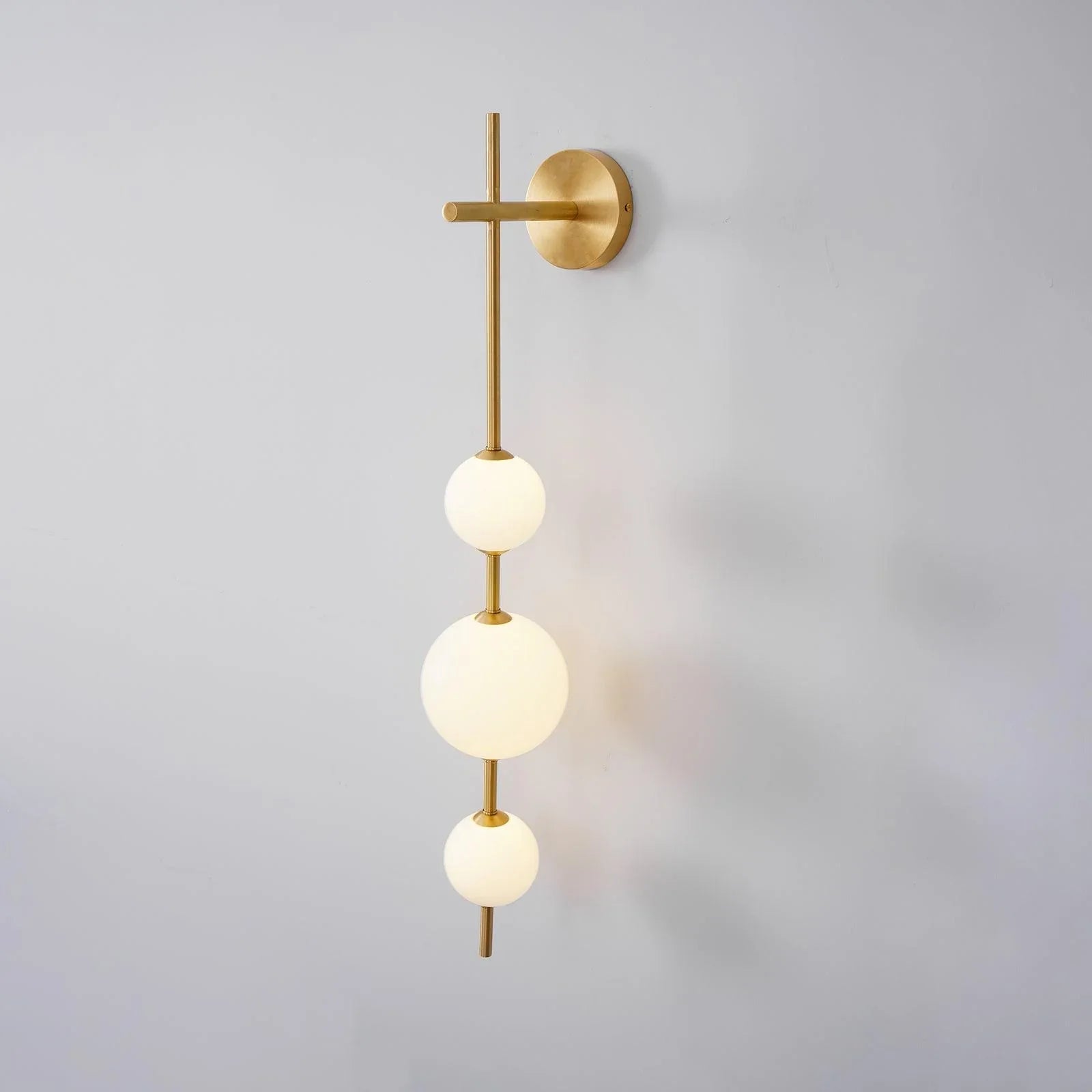 Vertical Globe Wall Lamp