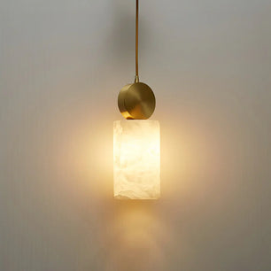 Etruscan Alabaster Pendant Light