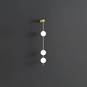 Vertical Balls Wall Lamp