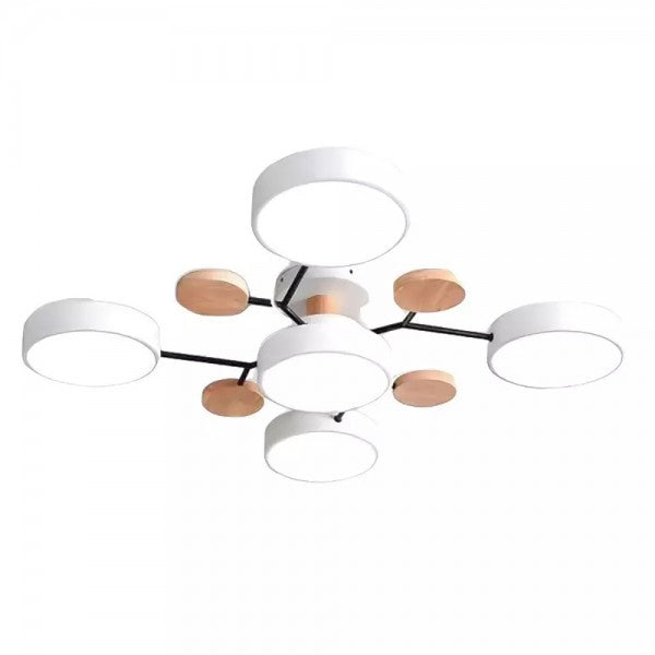 Nordic Branched Disc Metal Ceiling Lamp S117