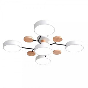 Nordic Branched Disc Metal Ceiling Lamp S117