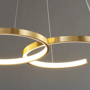 Double Rings Pendant Light