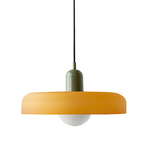 Morandi Glass Disc Orb Pendant Lamp