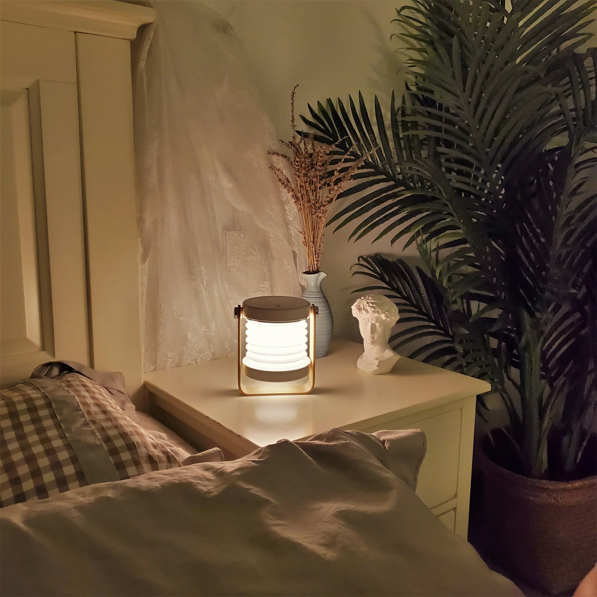 Portable Lantern Table Lamp