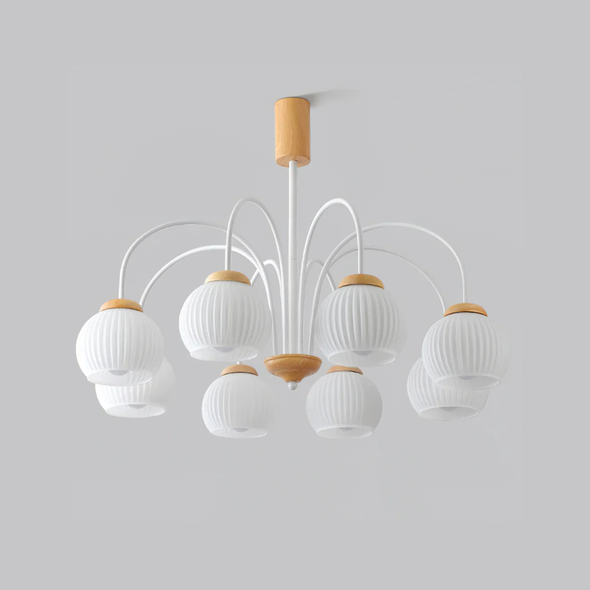 Molecural Wood Chandelier