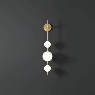 Vertical Globe Wall Lamp