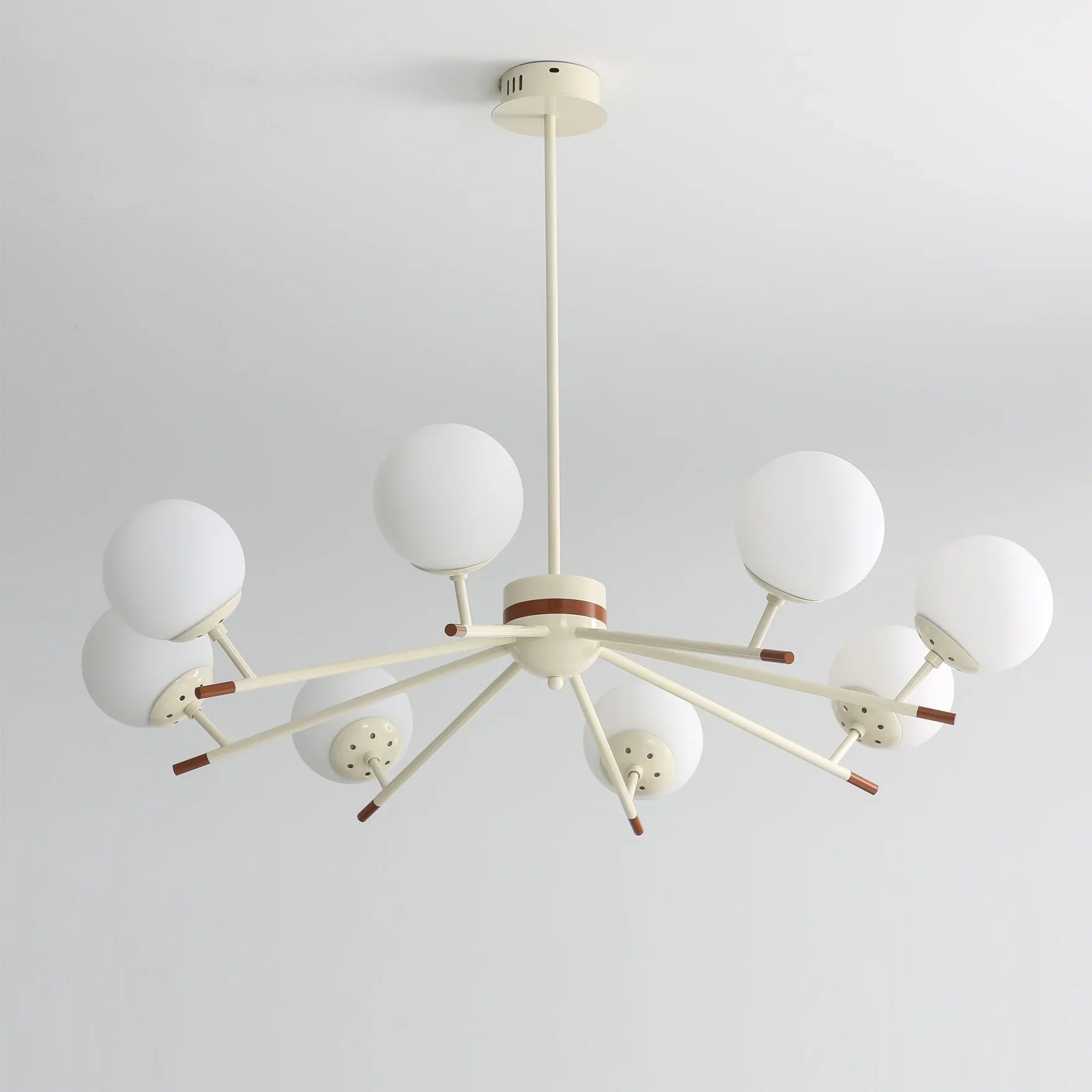 Spherical Beam Chandelier