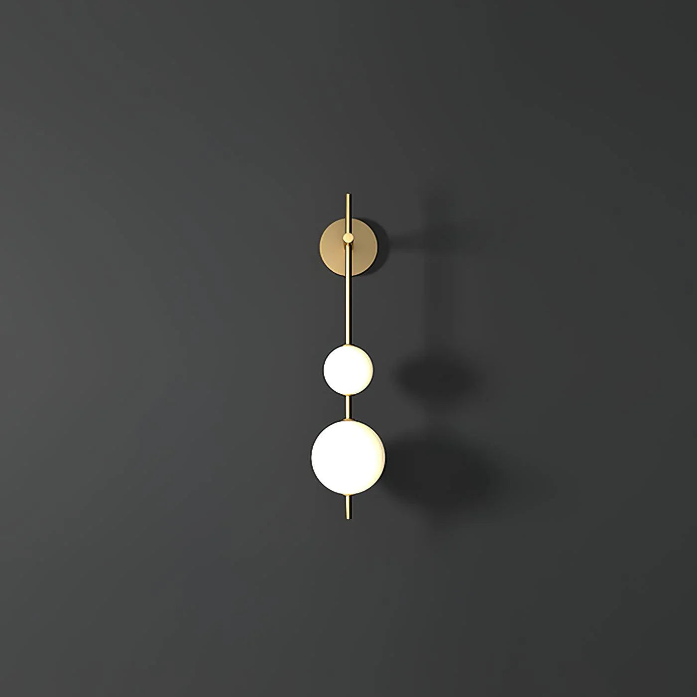 Vertical Globe Wall Lamp