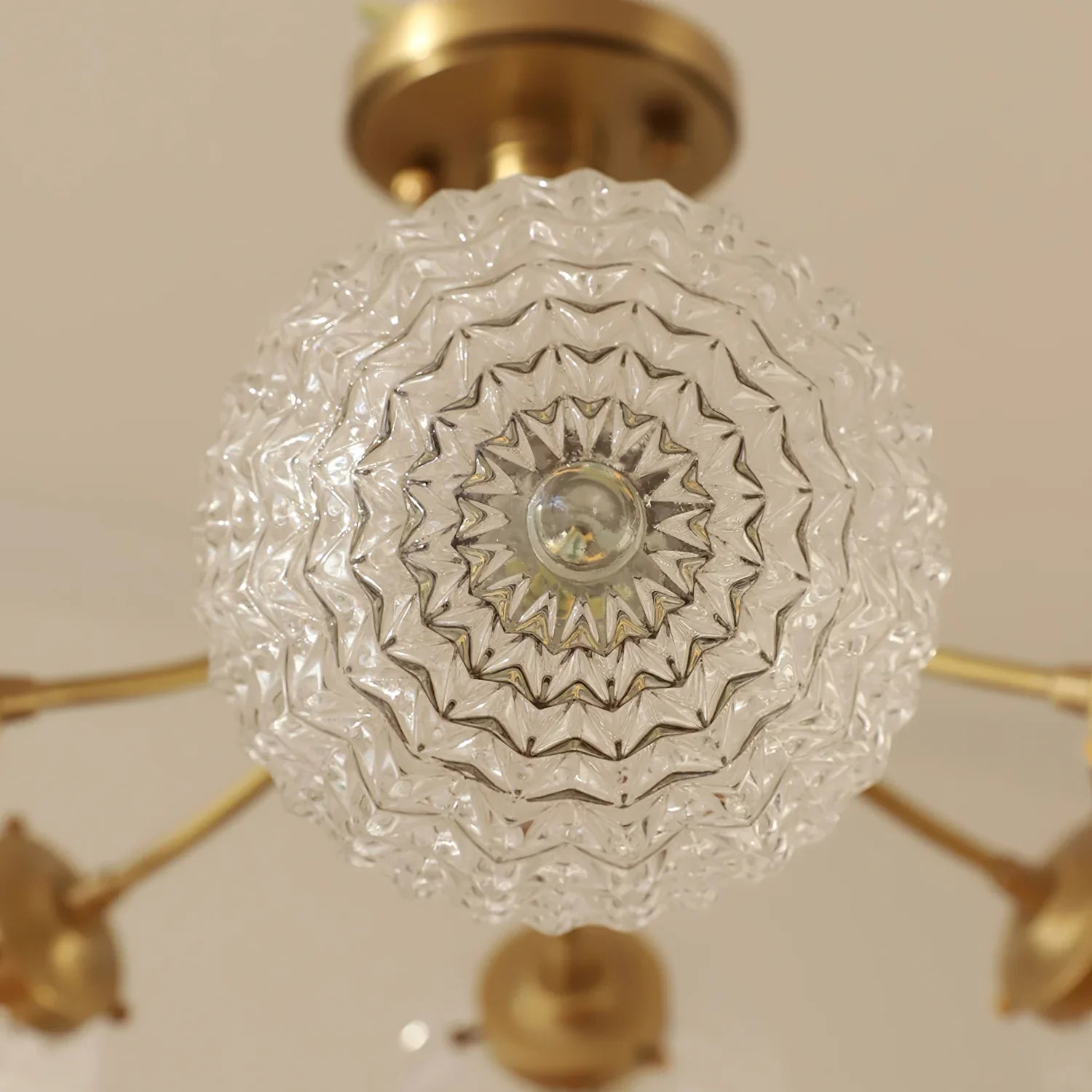 Retro Glass Ceiling Lamp