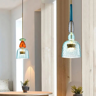 Nordic Macaron Lollipop Glass Pendant Lamp S118