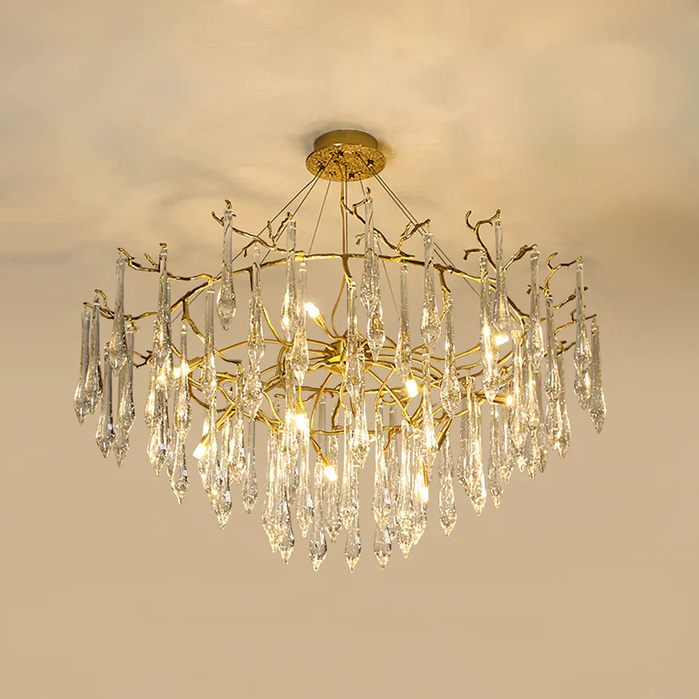 Branchs Brass Chandelier