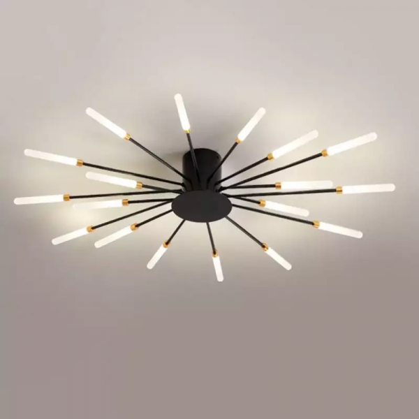 Sputnik Led Fireworks Flush Mount Ceiling Light S40