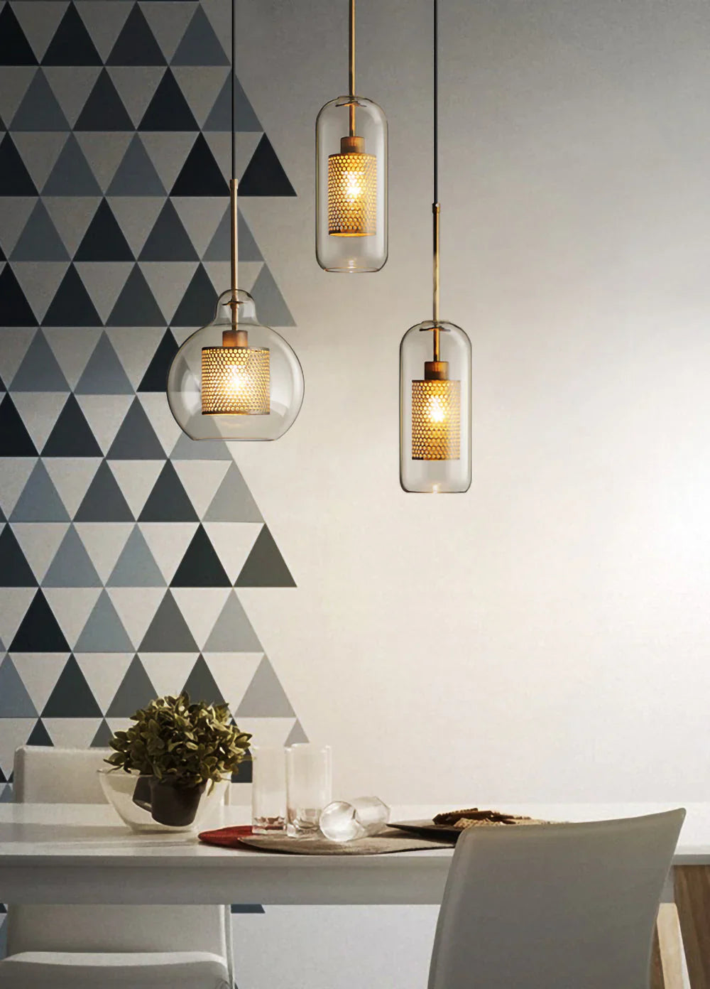 Chiswick Glass Pendant Light