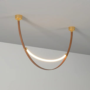 Leather Pendant Light