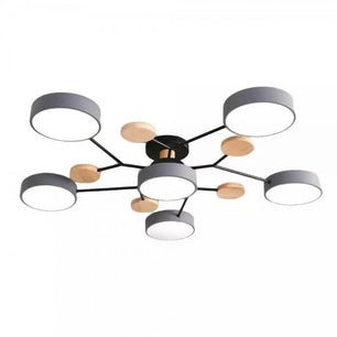 Nordic Branched Disc Metal Ceiling Lamp S117