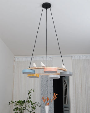 Sienna Bird Round Chandelier