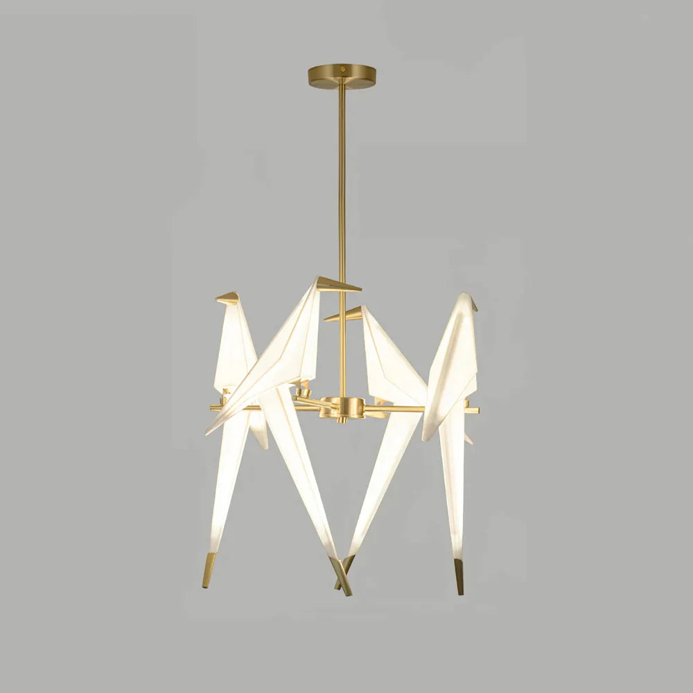 Perching Bird Chandelier