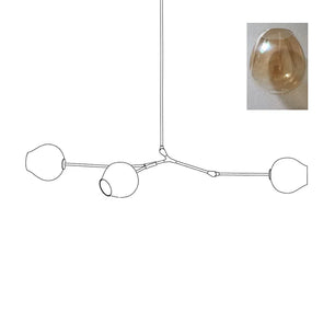 Perry Globe Horizontal Chandelier