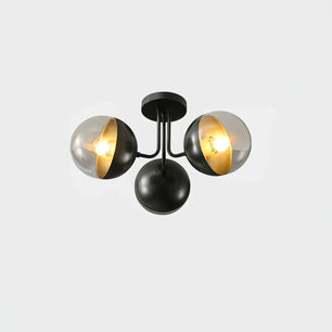 Brass Globulars Ceiling Lamp