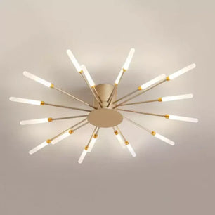 Sputnik Led Fireworks Flush Mount Ceiling Light S40