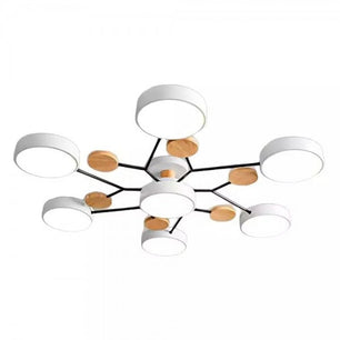 Nordic Branched Disc Metal Ceiling Lamp S117