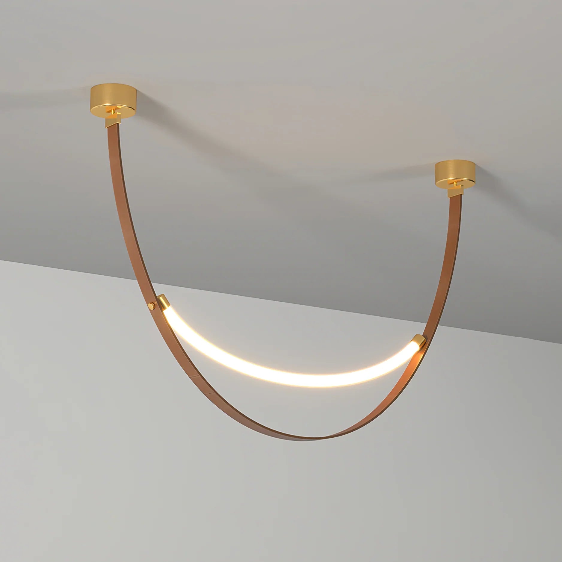 Leather Pendant Light