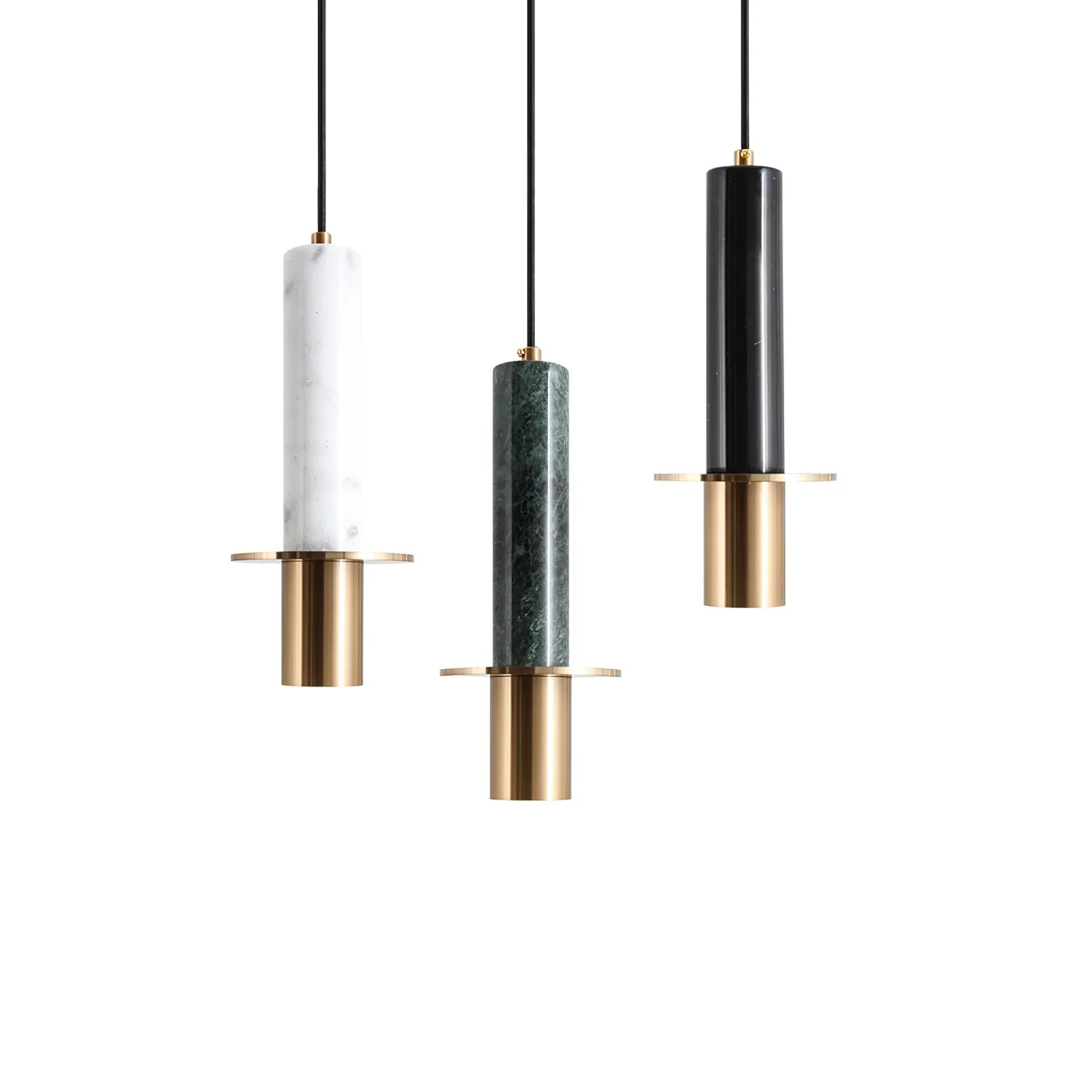 Marble Cylinder Pendant Light