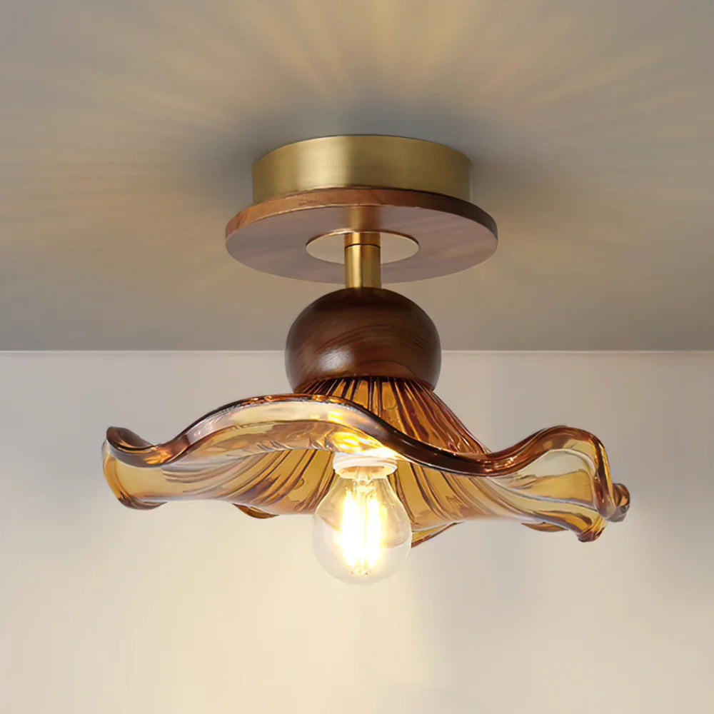 Kapok Wood Ceiling Light