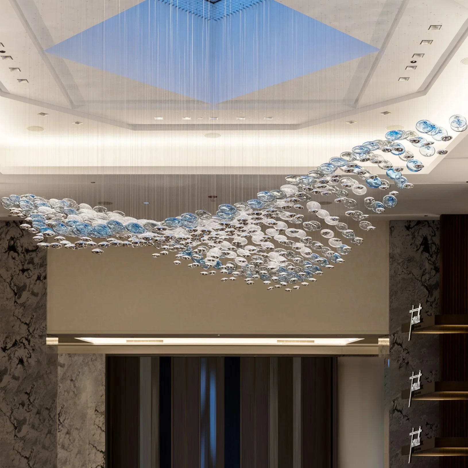 Flying Wave Chandelier