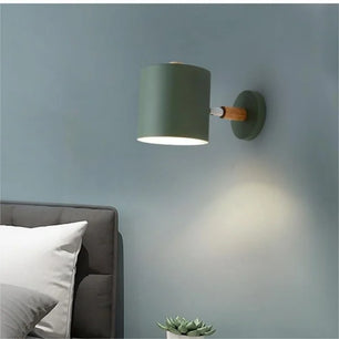 Nordic Macaron Cylinder Rotatable Wall Lamp S38