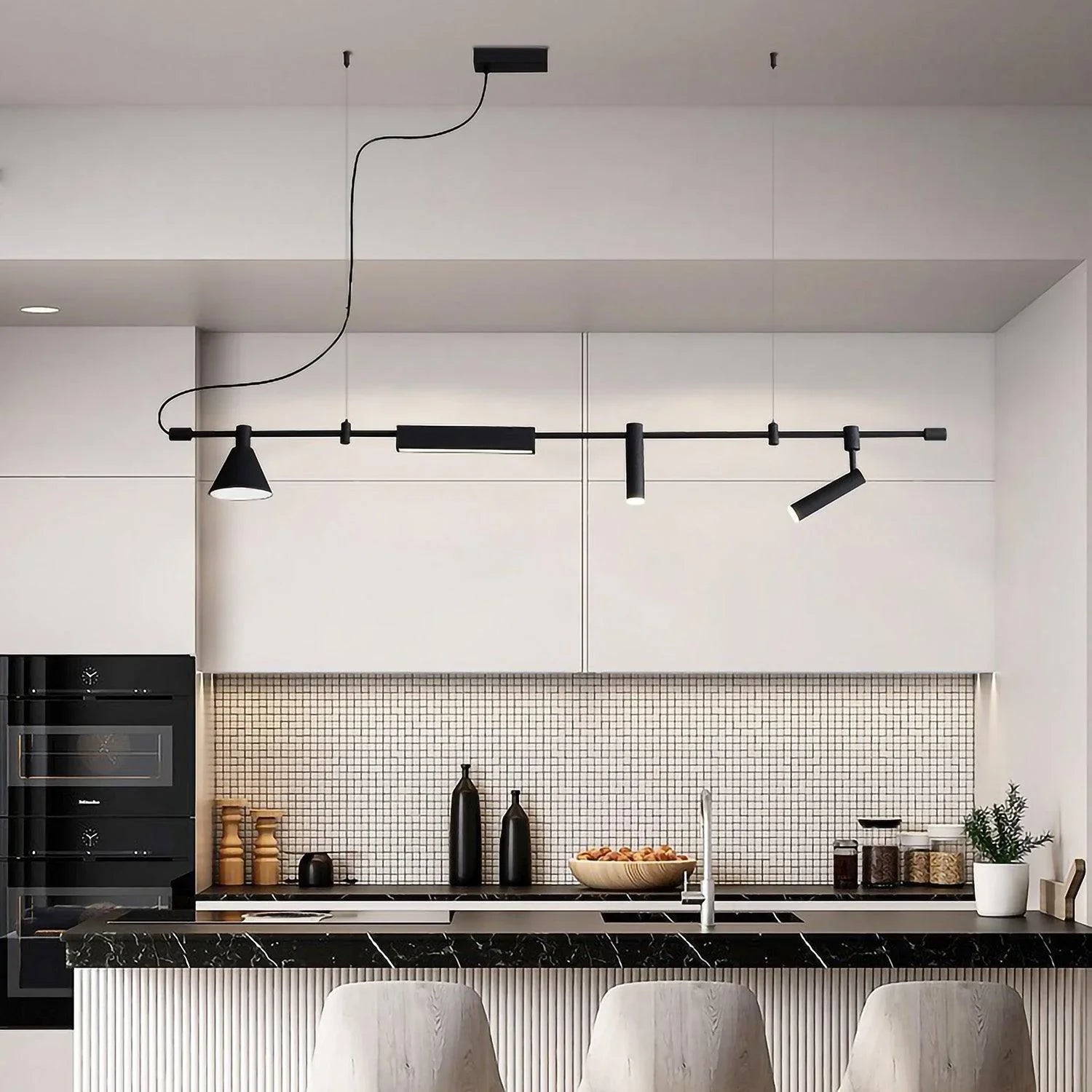 Horizontal Linear LED Pendant Lamp