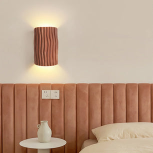 Pleated Resin Wall Lamp