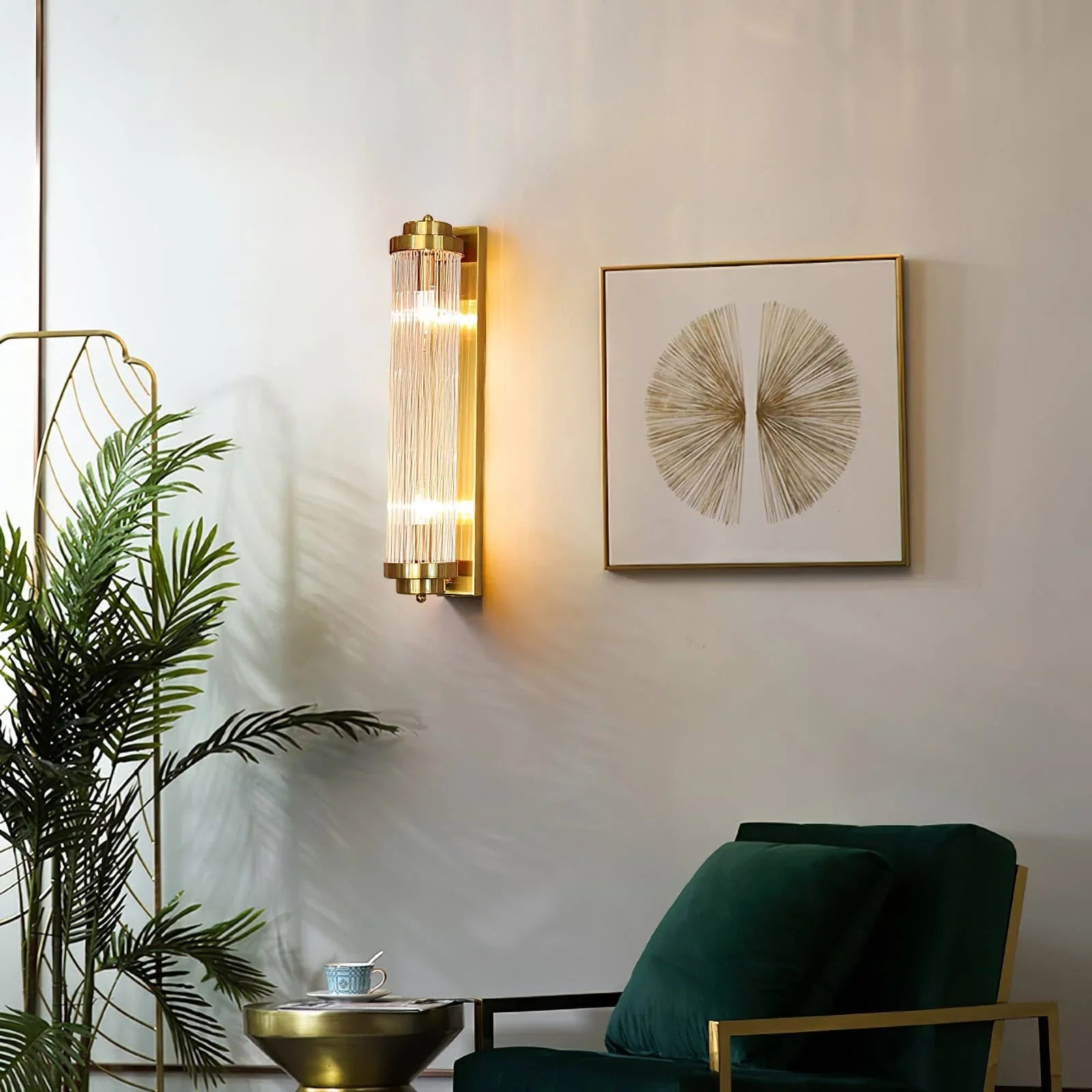 Pillar Offset Wall Lamp