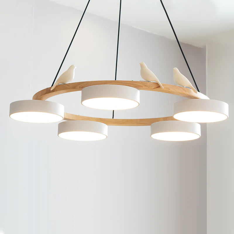 Sienna Bird Round Chandelier